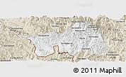 Classic Style Panoramic Map of Muong Lay