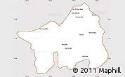 Classic Style Simple Map of Muong Lay, cropped outside