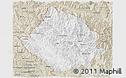 Classic Style 3D Map of Muong Te