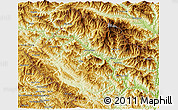 Physical 3D Map of Muong Te
