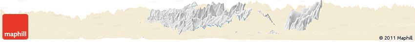 Classic Style Horizon Map of Phong Tho, single color outside
