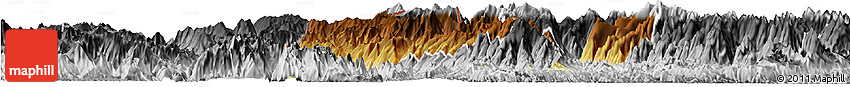 Physical Horizon Map of Phong Tho, desaturated