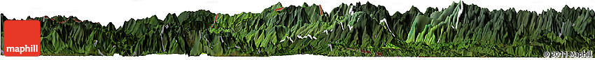 Satellite Horizon Map of Phong Tho, darken