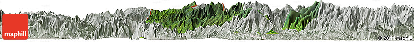 Satellite Horizon Map of Phong Tho, lighten, semi-desaturated