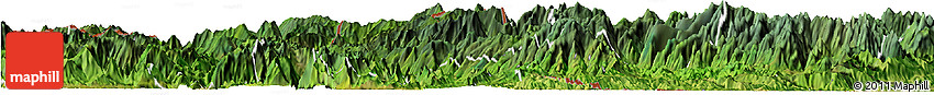Satellite Horizon Map of Phong Tho