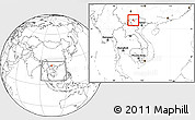 Blank Location Map of Phong Tho, within the entire country