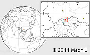 Blank Location Map of Phong Tho, highlighted parent region