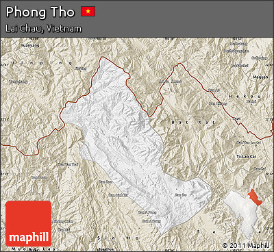 Classic Style Map of Phong Tho