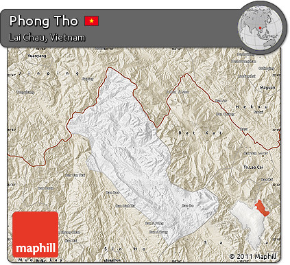 Classic Style Map of Phong Tho