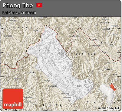Classic Style Map of Phong Tho