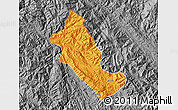 Political Map of Phong Tho, desaturated