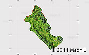 Satellite Map of Phong Tho, cropped outside