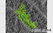 Satellite Map of Phong Tho, desaturated