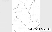 Blank Simple Map of Phong Tho, no labels