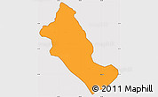 Political Simple Map of Phong Tho, cropped outside
