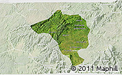 Satellite 3D Map of Bao Loc, lighten