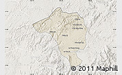 Shaded Relief Map of Bao Loc, lighten