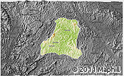 Physical 3D Map of Binh Gia, darken, desaturated