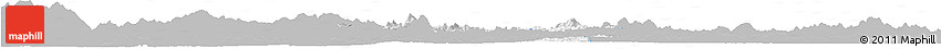 Gray Horizon Map of Binh Gia, single color outside