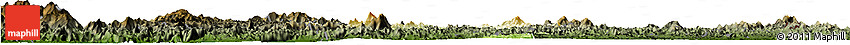 Physical Horizon Map of Binh Gia, darken