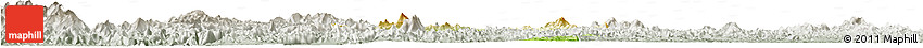 Physical Horizon Map of Binh Gia, lighten, semi-desaturated
