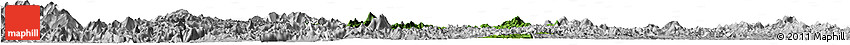 Satellite Horizon Map of Binh Gia, lighten, desaturated