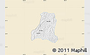 Classic Style Map of Binh Gia, single color outside
