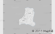 Gray Map of Binh Gia, single color outside