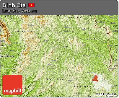 Physical Map of Binh Gia