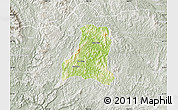 Physical Map of Binh Gia, lighten, semi-desaturated