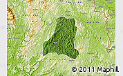 Satellite Map of Binh Gia, physical outside