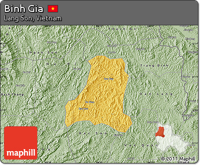 Savanna Style Map of Binh Gia