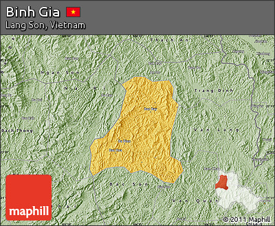 Savanna Style Map of Binh Gia
