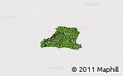 Satellite Panoramic Map of Binh Gia, cropped outside