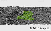 Satellite Panoramic Map of Binh Gia, desaturated