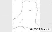 Blank Simple Map of Binh Gia, cropped outside