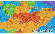 Political 3D Map of Chi Lang