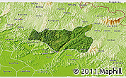 Satellite 3D Map of Chi Lang, physical outside