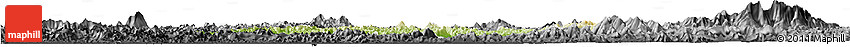 Physical Horizon Map of Chi Lang, darken, desaturated