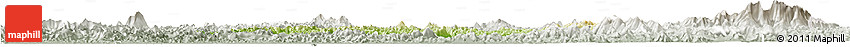 Physical Horizon Map of Chi Lang, lighten, semi-desaturated