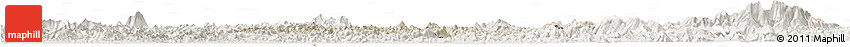 Shaded Relief Horizon Map of Chi Lang, lighten Shaded Relief Horizon Map of Chi Lang, lighten