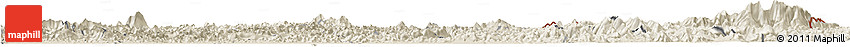 Shaded Relief Horizon Map of Chi Lang