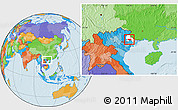 Political Location Map of Chi Lang, highlighted parent region
