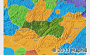 Satellite Map of Chi Lang, political outside