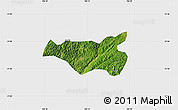 Satellite Map of Chi Lang, single color outside