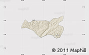 Shaded Relief Map of Chi Lang, cropped outside