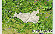 Shaded Relief Map of Chi Lang, satellite outside