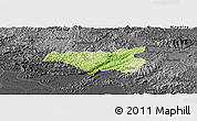 Physical Panoramic Map of Chi Lang, darken, desaturated