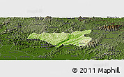 Physical Panoramic Map of Chi Lang, darken