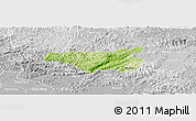 Physical Panoramic Map of Chi Lang, lighten, desaturated